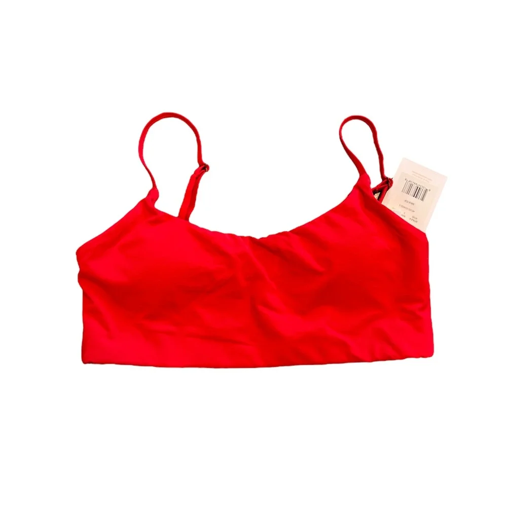 Andie Swim The Maui Top in Cherry Red M NWT